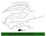 Ford 4C3Z-16700-AA Hood Latch Assembly