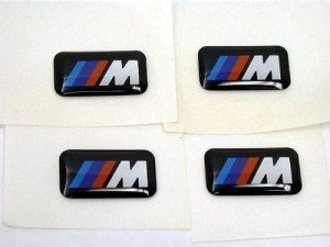 BMW M 3D Stickers Badges Emblems Decals