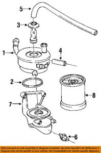 Honda Oil Filter 15400-PL2-306 for Legend