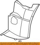 Chevrolet GM OEM Front Fender Liner Splash Shield