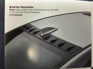 Subaru OEM SPT Vortex Generator 2015-2021 WRX & STI E751SVA000 Genuine New