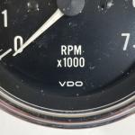 Vintage OEM VDO Car Dash Tachometer 758 Germany Untested for Parts