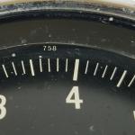 Vintage OEM VDO Car Dash Tachometer 758 Germany Untested for Parts