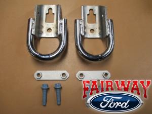 Ford F-150 OEM Chrome Tow Hooks Pair