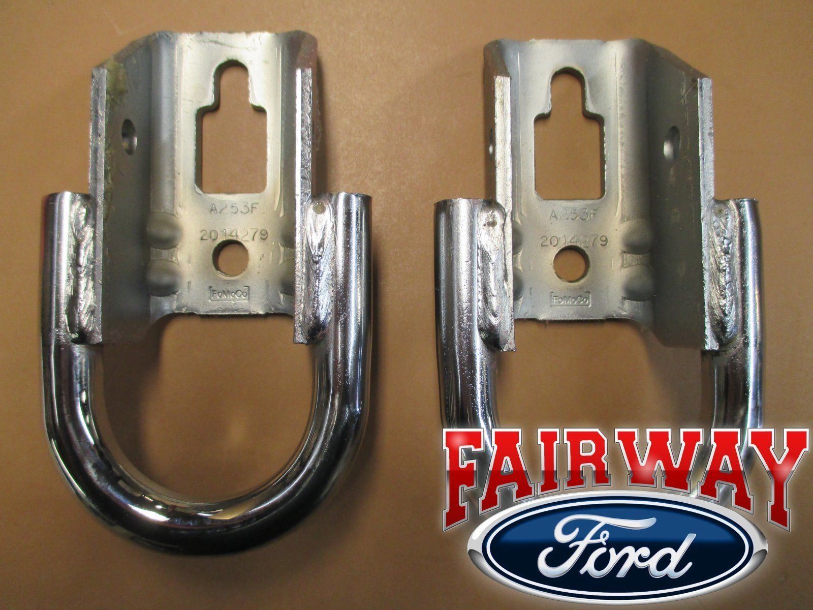 Ford F-150 OEM Chrome Tow Hooks Pair