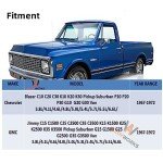 Alloyworks Aluminum Radiator for Chevy Pickup 1967-1979