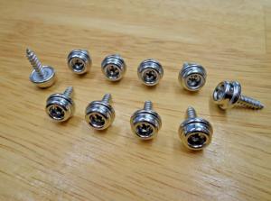 10 Convertible Top Boot Snap Screws for Classics