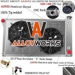 Alloyworks Aluminum Radiator for Chevy Pickup 1967-1979