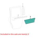 03 Ford Expedition Right Body Side Molding