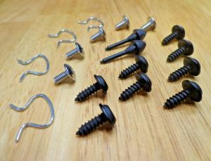 Classic Car Glove Box Hinge & Crank Knob Set