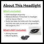 2016 Ford Explorer Left Driver Headlight Assembly OEM