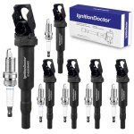 Ignition Coils & Spark Plugs Set for BMW