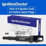 Ignition Coils & Spark Plugs Set for BMW