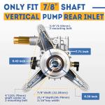 7/8" OEM Vertical Pressure Washer Pump 3100 PSI