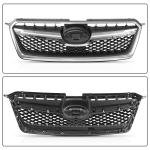 Subaru XV Crosstrek Grille Assembly with Chrome Trim