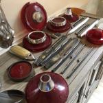 1950s OEM Car Parts Lot: Lights & Wipers