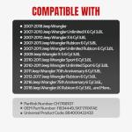 Rear Left Fender Flare for 2007-2018 Jeep Wrangler