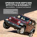 Rear Left Fender Flare for 2007-2018 Jeep Wrangler