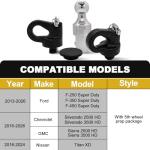 Gooseneck Hitch Ball Kit for Ford & Chevy