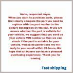 Honda Cabin Air Filter OEM Genuine 80292-SDA-407