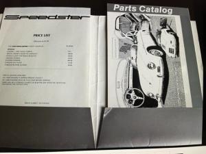 Porsche Intermeccanica 356 Speedster Spare Parts Catalog