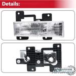 Chrome OEM Headlights and Bumper Lamps for Chevy