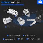 Jeep Wrangler Ignition Switch Lock Cylinder & Keys