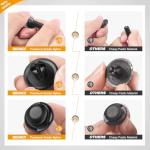 240PCS Car Bumper Retainer Clips Fastener Kit