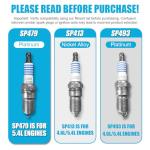 Ignition Coils & Spark Plugs Set for Ford
