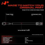 A-Premium Complete Rear Driveshaft for Jeep Wrangler