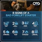 Nissan TCM Lift Truck Starter for A15 H Series