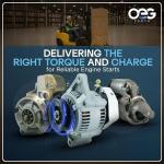 Nissan TCM Lift Truck Starter for A15 H Series