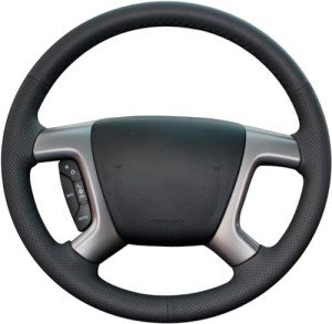Leather Steering Wheel Cover for Chevrolet Models