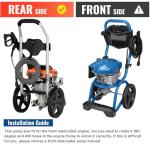YAMATIC 7/8" Shaft 3000 PSI Pressure Washer Pump