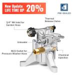 YAMATIC 7/8" Shaft 3000 PSI Pressure Washer Pump