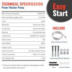 YAMATIC 7/8" Shaft 3000 PSI Pressure Washer Pump