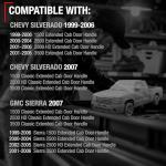 Upgraded Metal Door Handle for 1999-2007 Chevy/GMC