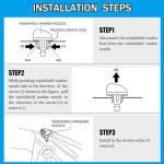 Honda Pilot Windshield Washer Nozzle Kit