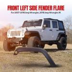 Front Left Fender Flare for 2007-2018 Jeep Wrangler