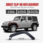 Front Left Fender Flare for 2007-2018 Jeep Wrangler