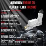 Aluminum Engine Oil Cooler Adapter for Dodge & Jeep