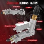 Aluminum Engine Oil Cooler Adapter for Dodge & Jeep