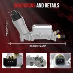 Aluminum Engine Oil Cooler Adapter for Dodge & Jeep