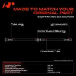 A-Premium Rear Drive Shaft for Jeep & Dodge AWD