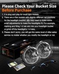 UNI-SHINE 7-Inch LED Headlights - Hi/Lo Beam
