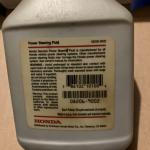 Honda Acura OEM Power Steering Fluid 12oz