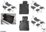 BMW G12 7 Series All-Weather Floor Mats - Set of 2