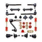 A-RESTO-PARTS Red Polyurethane Front Suspension Kit