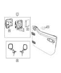 Jeep JL Wrangler & Gladiator Door Mirror Kit