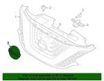 Nissan Front Camera Emblem - Genuine Part